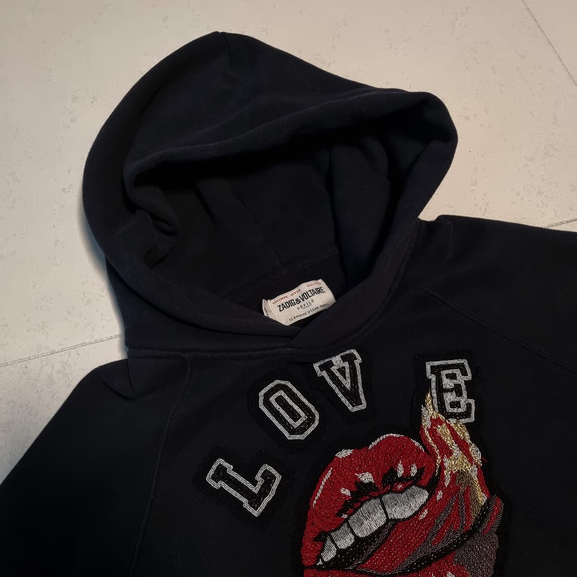 쟈딕엔 볼테르 Georgy Mouth 블랙 후드티 상품이미지5