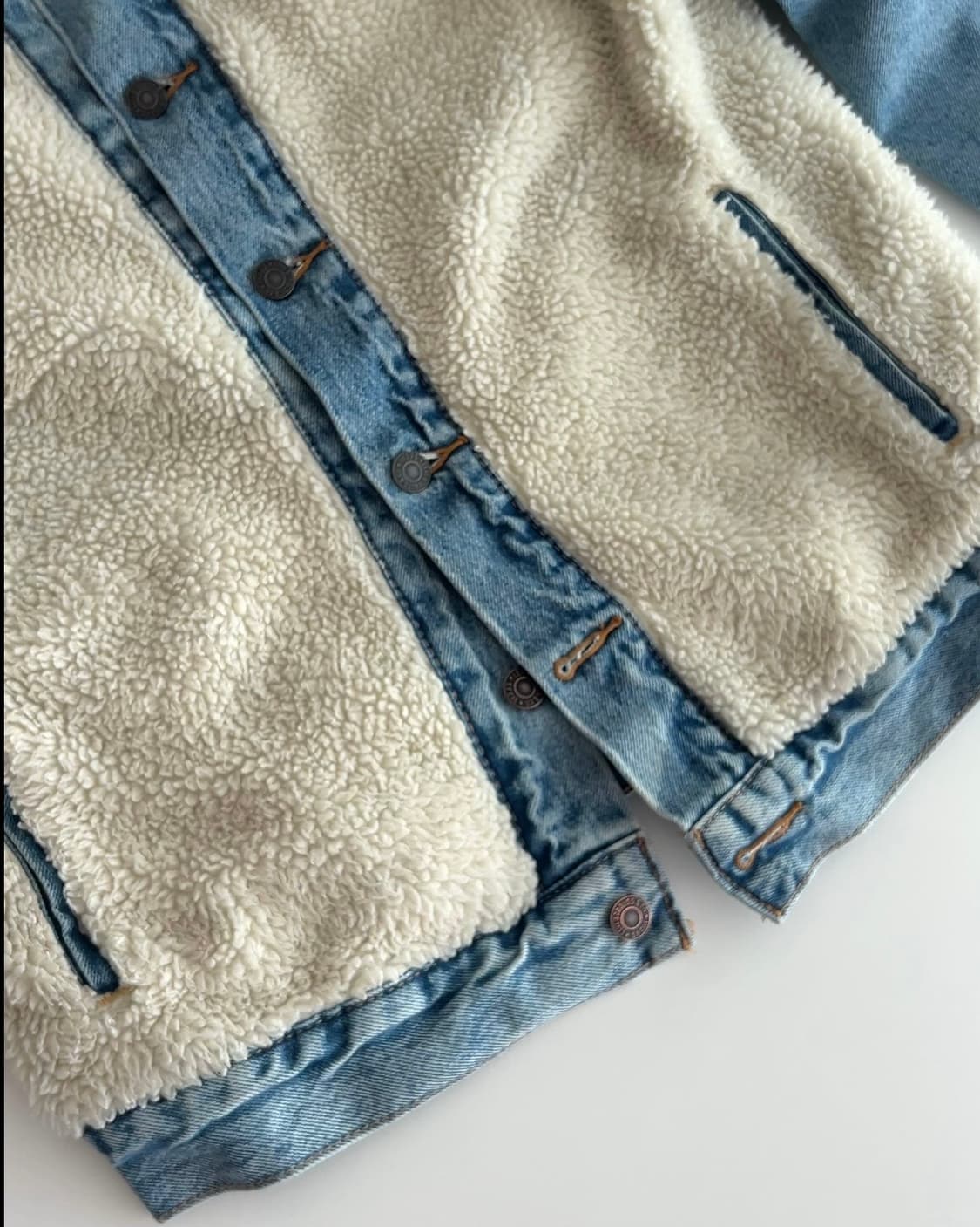 리바이스 쉐르파 데님 자켓 S 상품이미지4