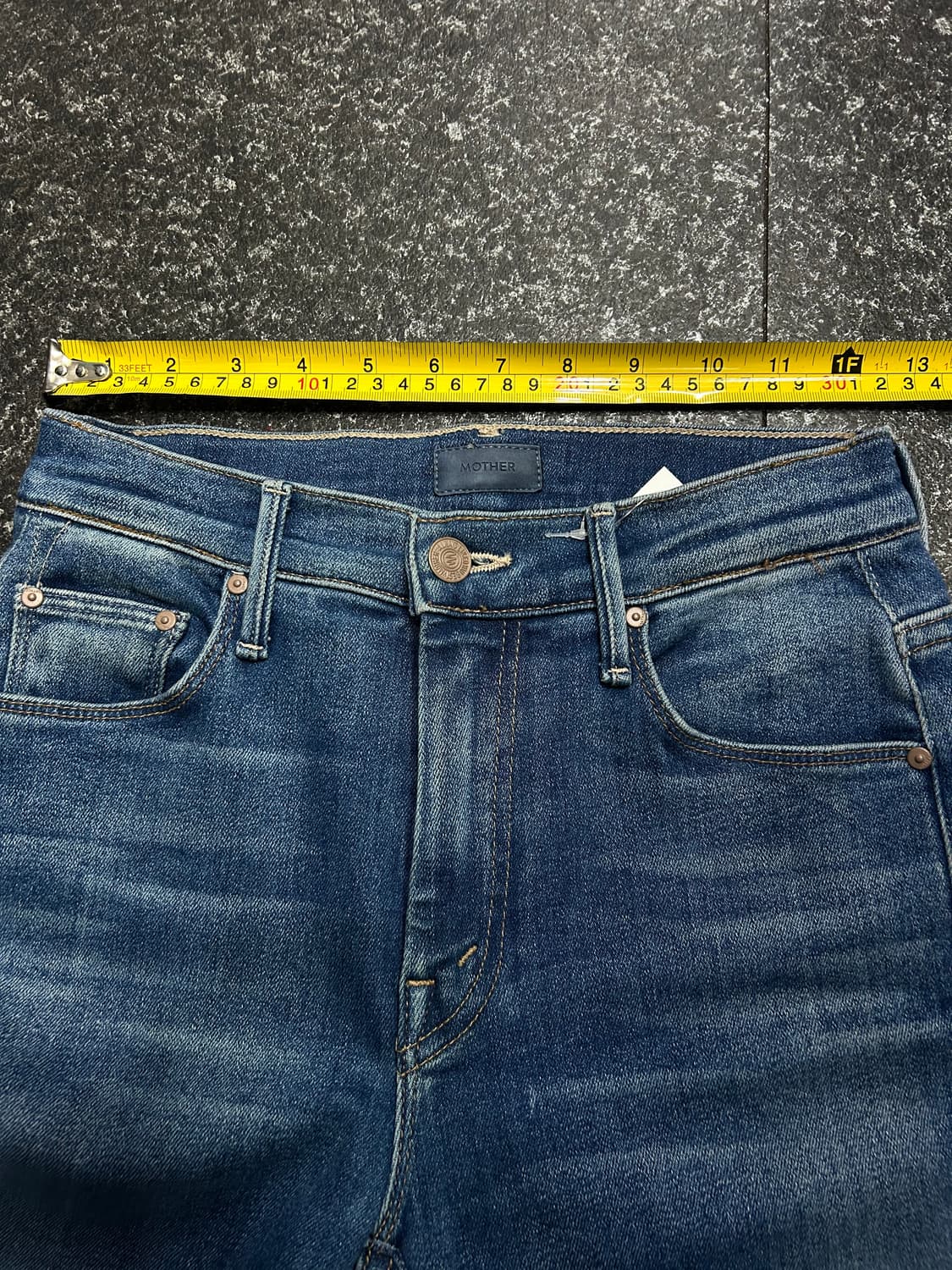 마더 MOTHER 부츠컷 약스판 데님 팬츠 청바지 25인치 상품이미지6