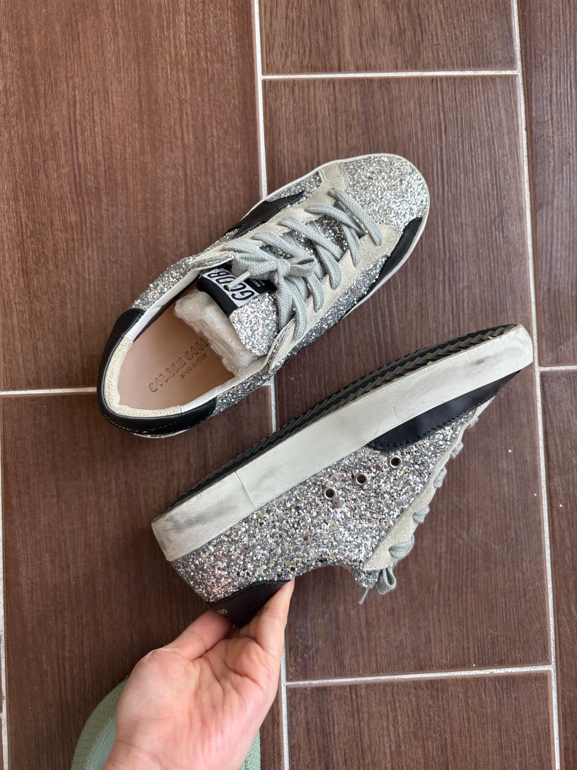 (거의 새상품) 골든구스 키즈 글리터 35 (225-230) 상품이미지6