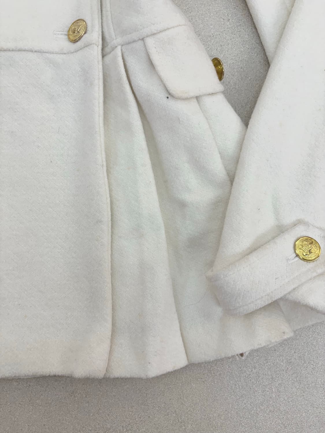 리즈리사 아이보리 플리츠 코트 상품이미지4