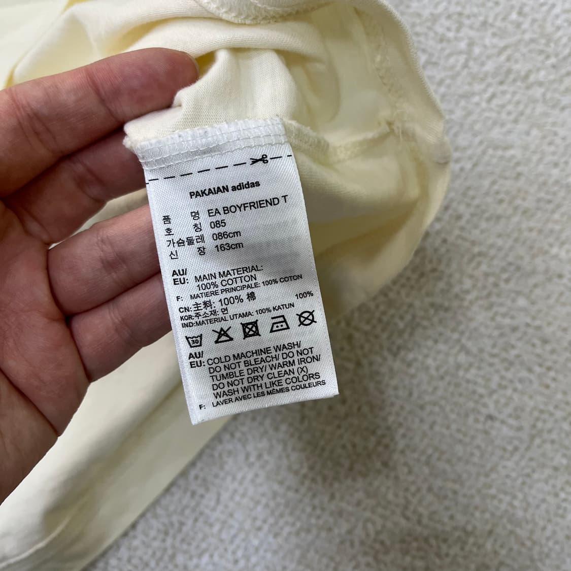 85 아디다스 여성 임벨리쉬드 반팔티 0415M 상품이미지3