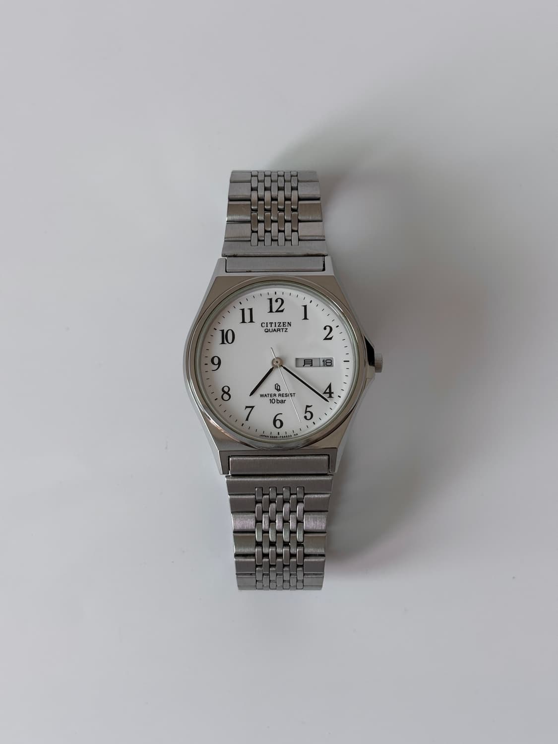 시티즌 1980년대 CQ 아라빅 인덱스 실버 쿼츠 남성 상품이미지3