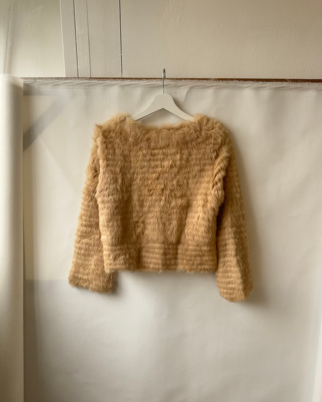 [Vintage]  Angora Fur Cropped Jacket 상품이미지5