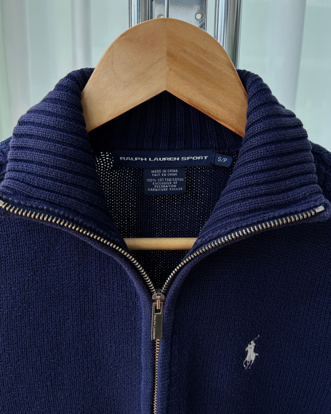 [S]폴로 랄프로렌 여성 케이블 니트 집업 navy 상품이미지6