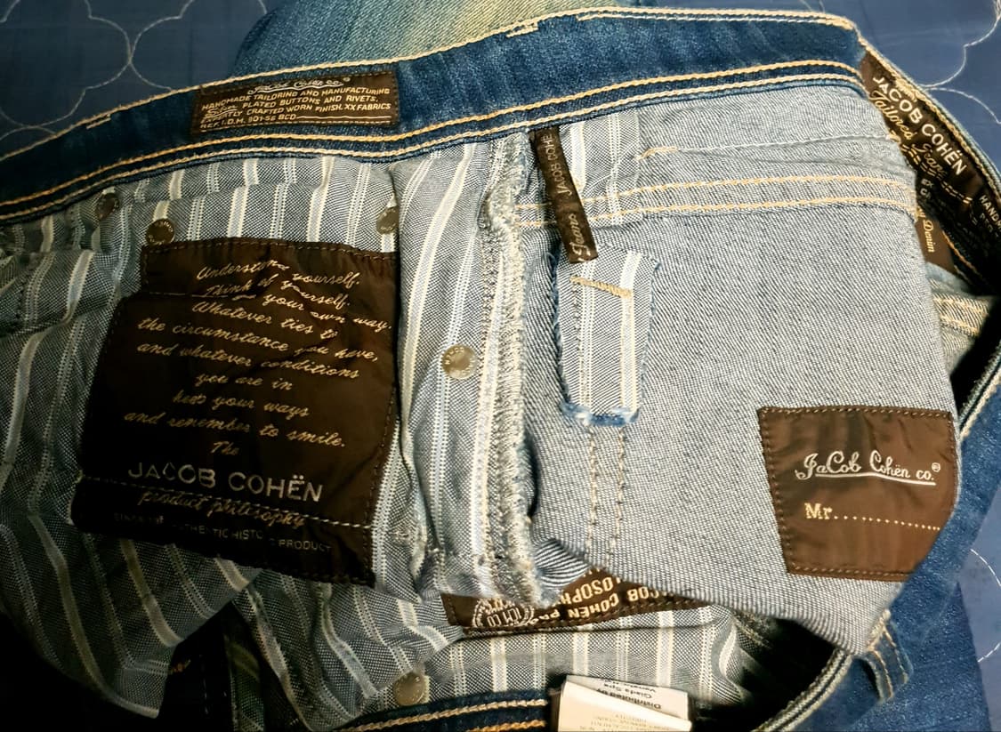 (이태리) 야콥코헨 622컴포트 테일러드 송치패치 데님진 미들블루(32) 상품이미지6