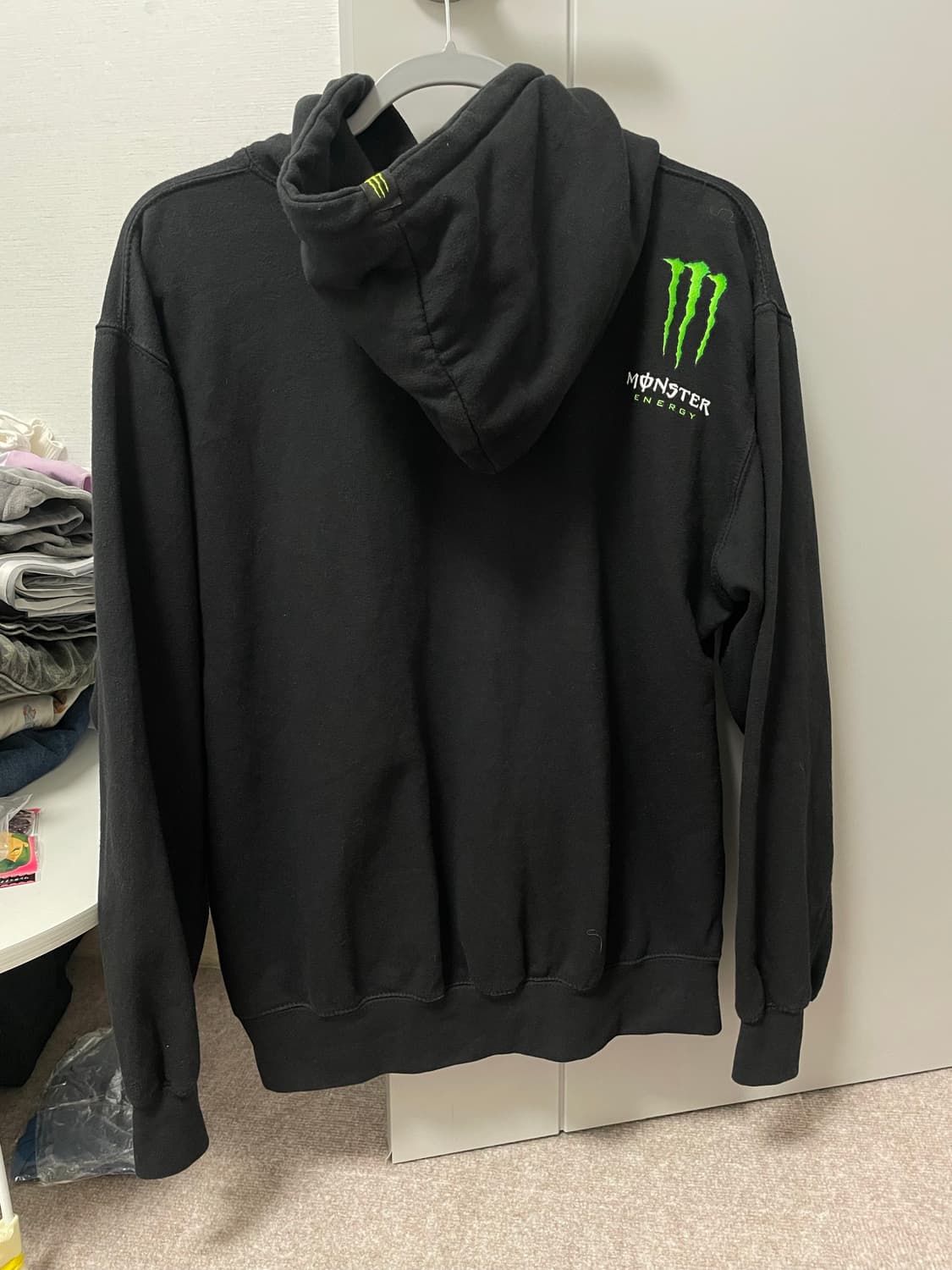 몬스터에너지 기모 후드티 M 상품이미지5