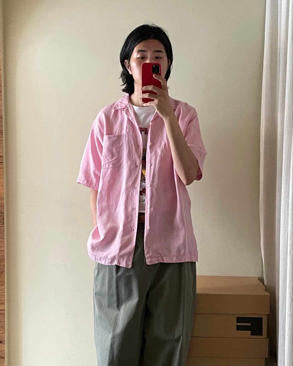 90’s Polo RL Caldwel shirt 폴로 칼드웰 실크 셔츠 상품이미지10