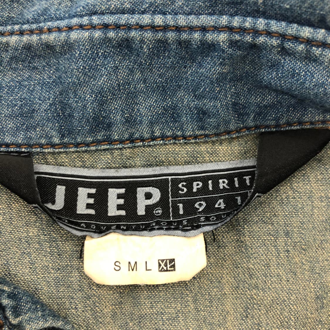 Jeep 지프스피릿 데님셔츠 XL 스냅단추 상품이미지5