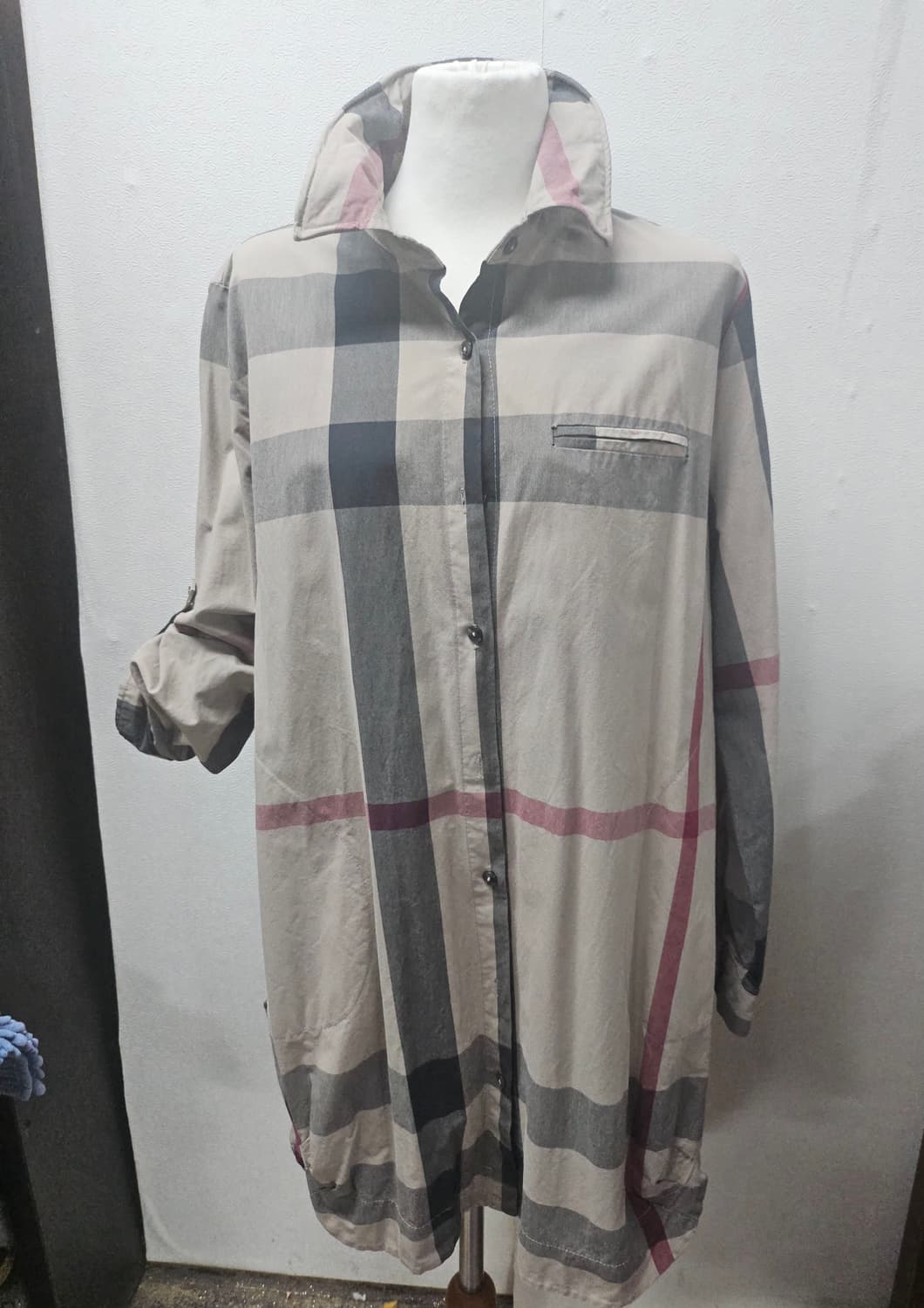 셔츠 남방형  원피스 free 상품이미지1