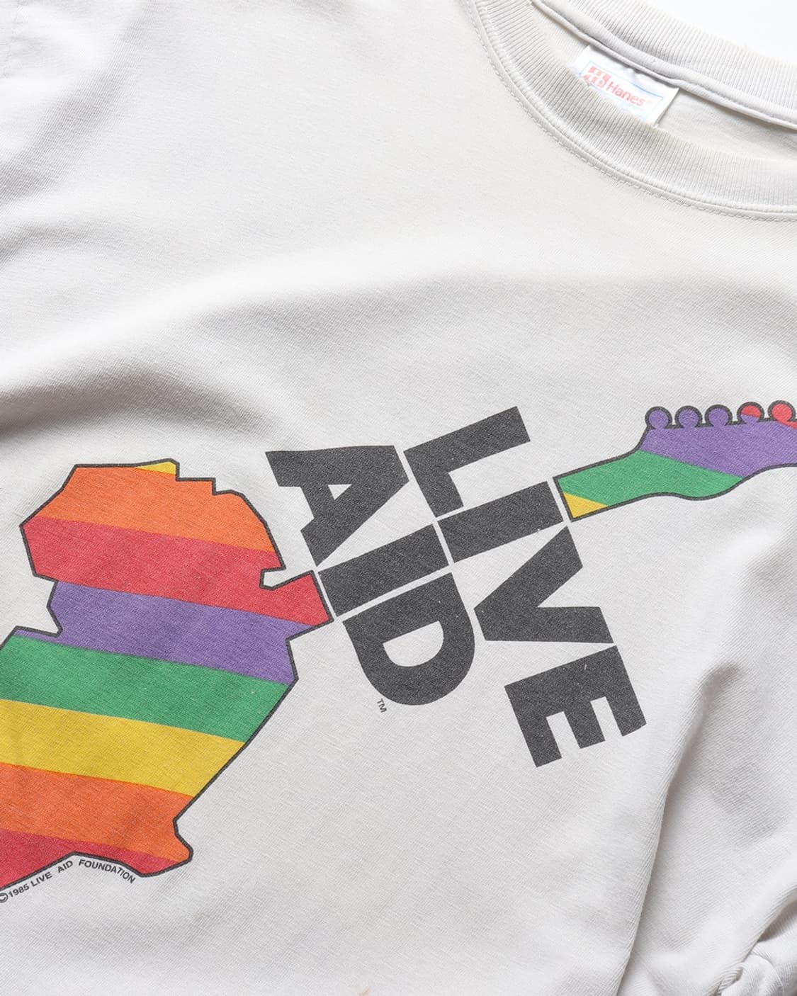 80s hanes  live aid t shirt 상품이미지3