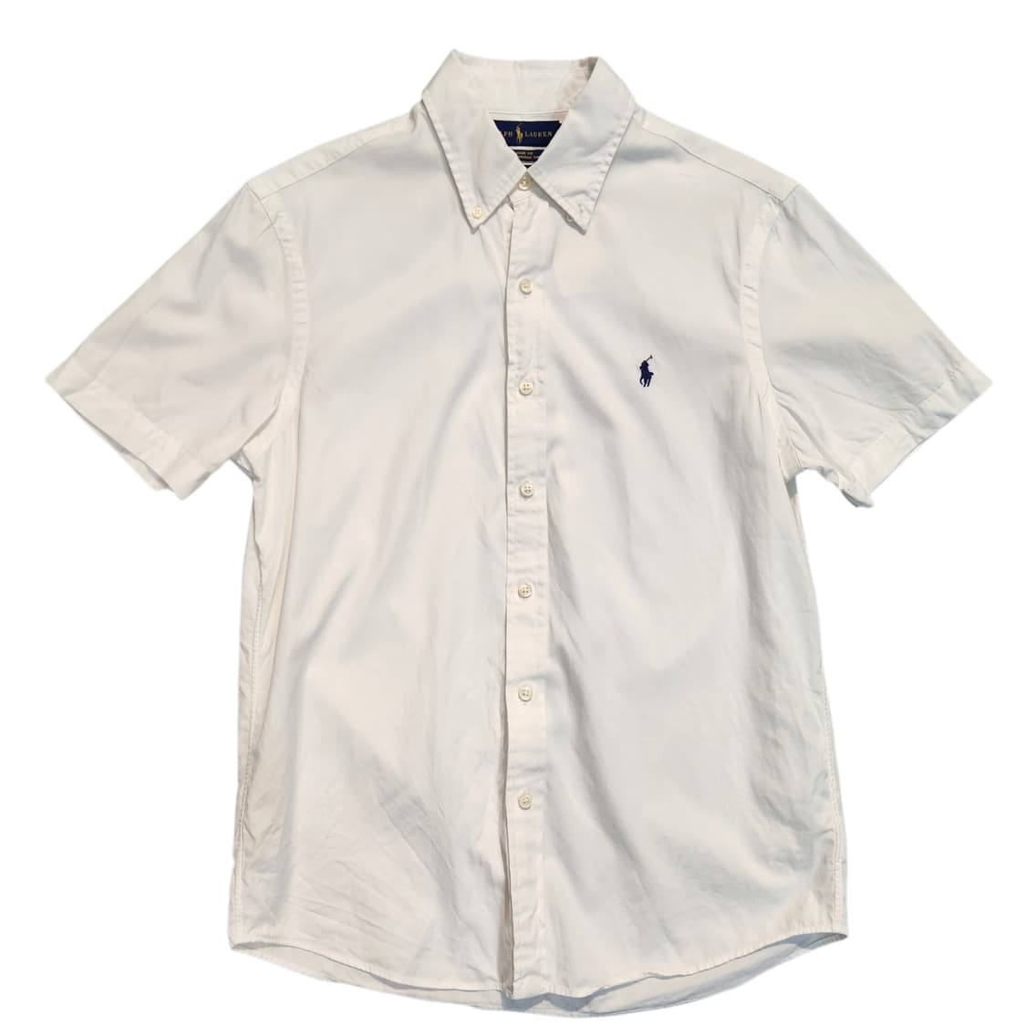 폴로 랄프로렌 반팔 셔츠 화이트 (S) 상품이미지1