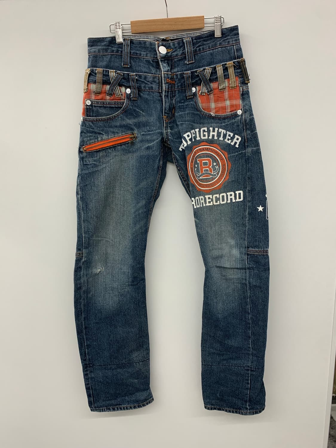 Dominant 체크 디테일 데님 상품이미지5