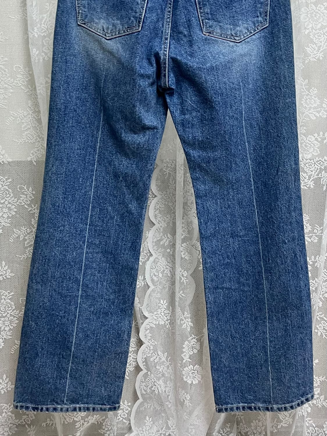 66) 르 Le 데님에디션 와이드 청바지 중청 상품이미지4