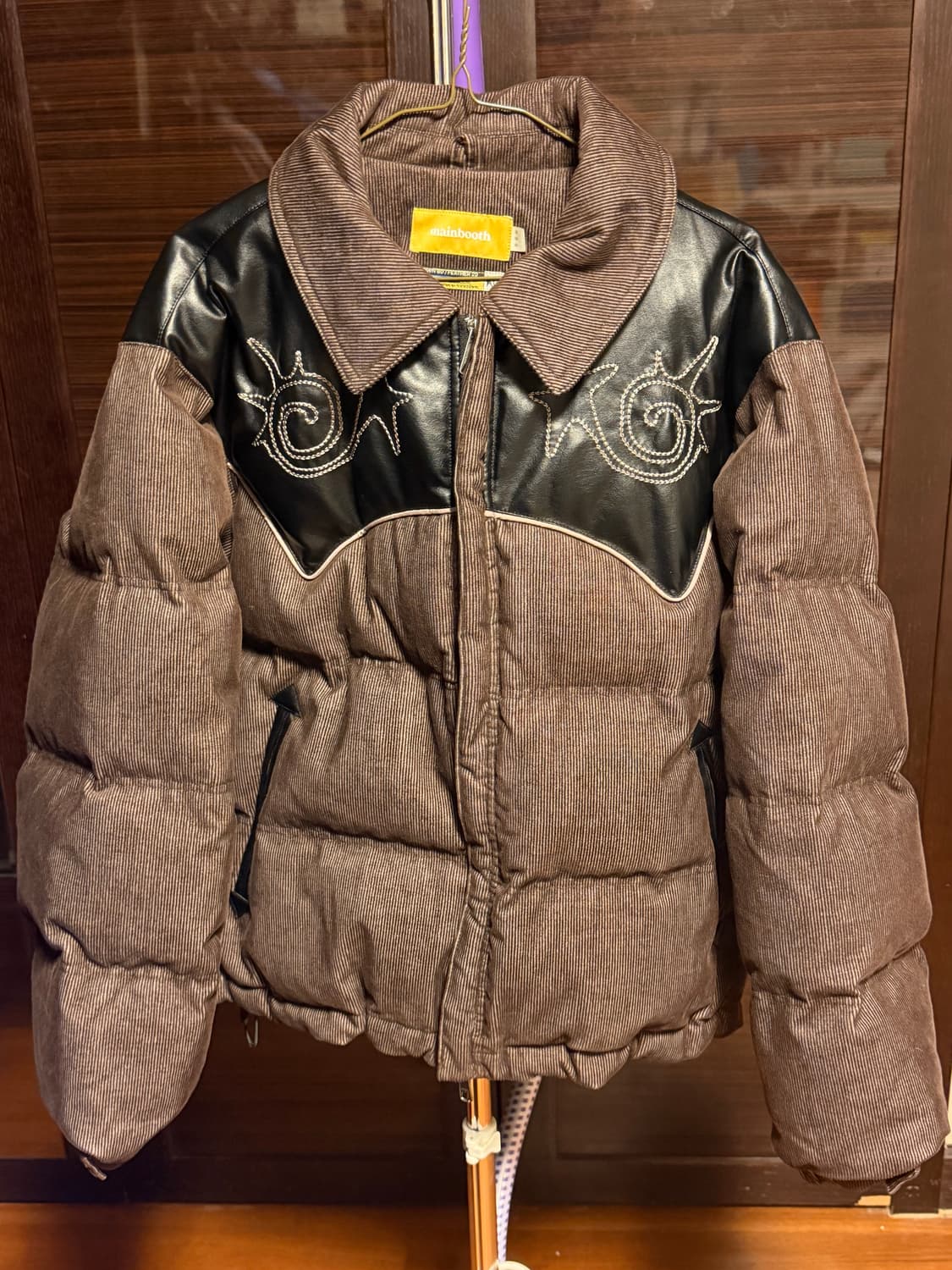 [남녀공용3]메인부스 우디 덕 다운 재킷 브라운 상품이미지3