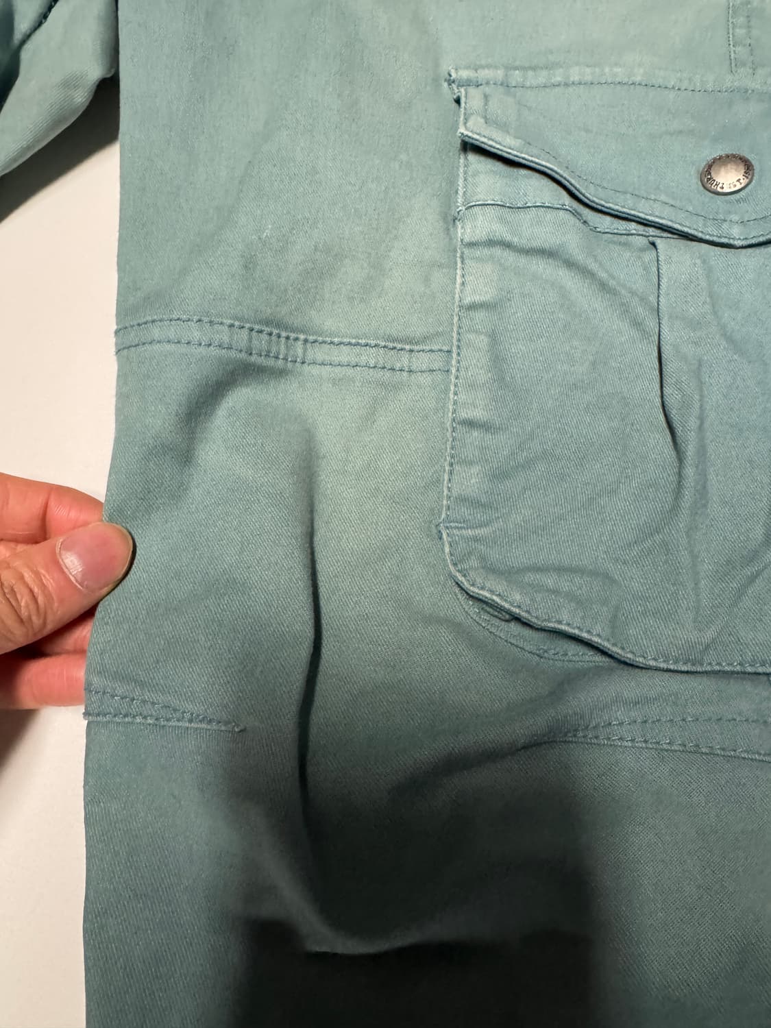 여성 써스데이아일랜드 민트 카고팬츠 34.6인치 상품이미지5