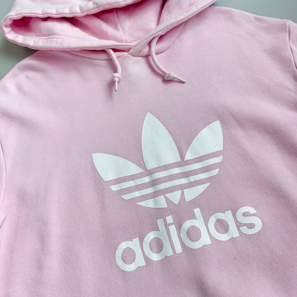 아디다스 신형 파이어버드 딸기우유 분홍 핑크 후드티 상품이미지3