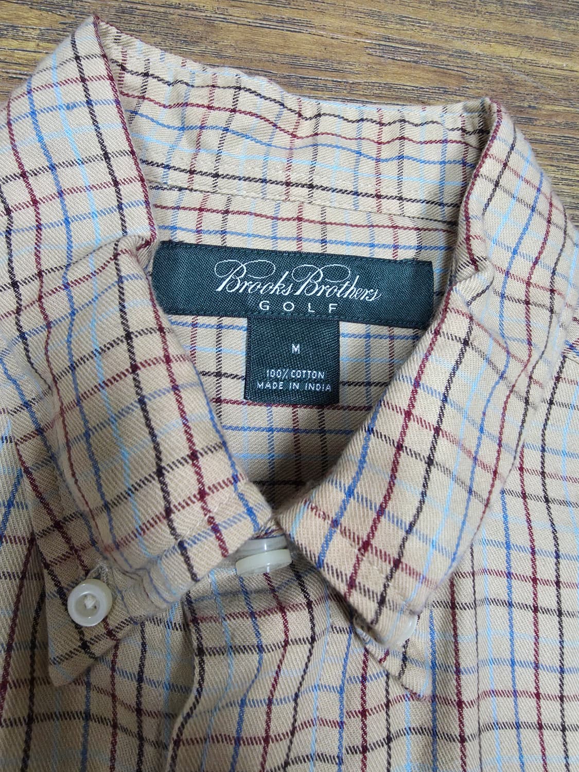 브룩스브라더스골프 체크남방 미사용품  상품이미지3