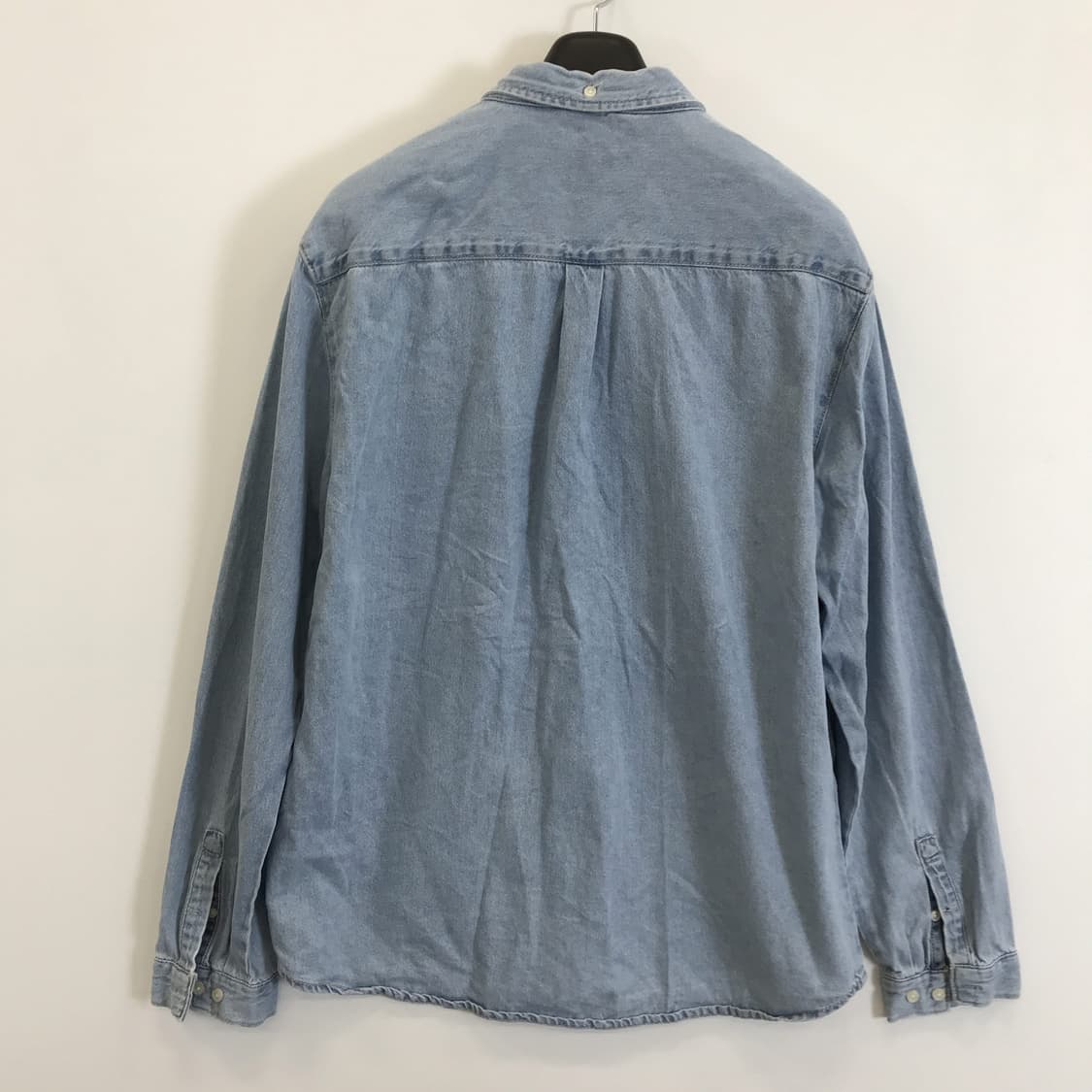 자라 워시드 데님셔츠 오버 [XL] 상품이미지4