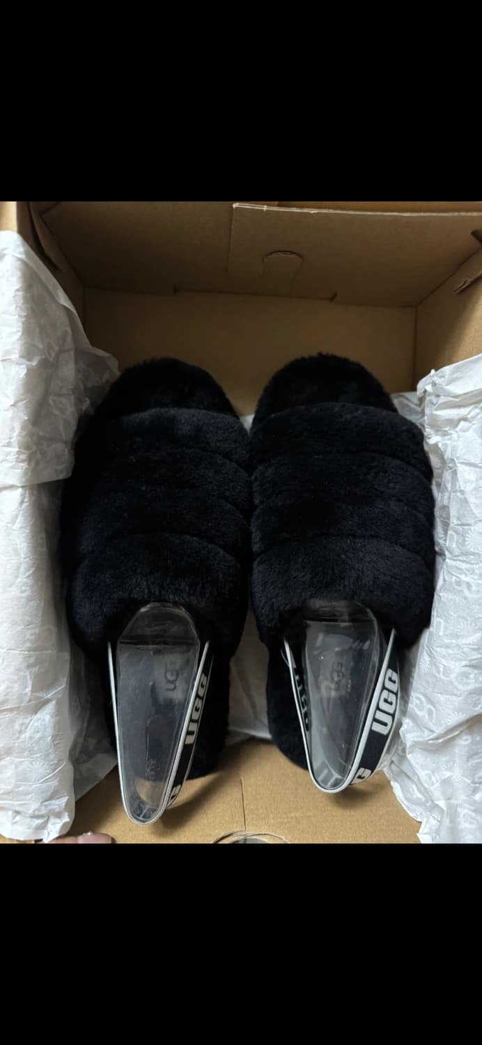 UGG 어그 플러프 예 슬리퍼 블랙 240 상품이미지2