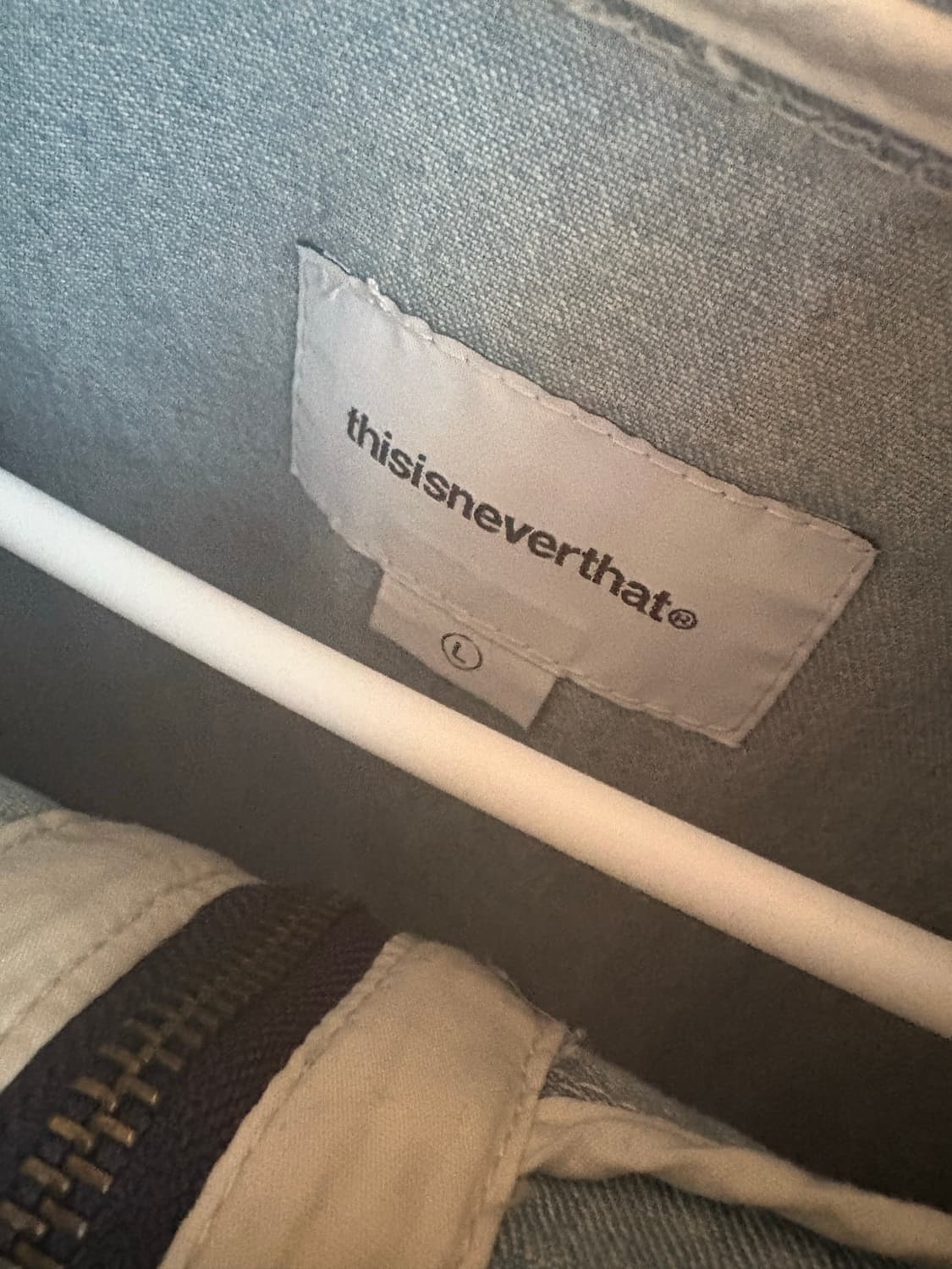 디스이즈네버댓 데님 아노락 L 상품이미지3