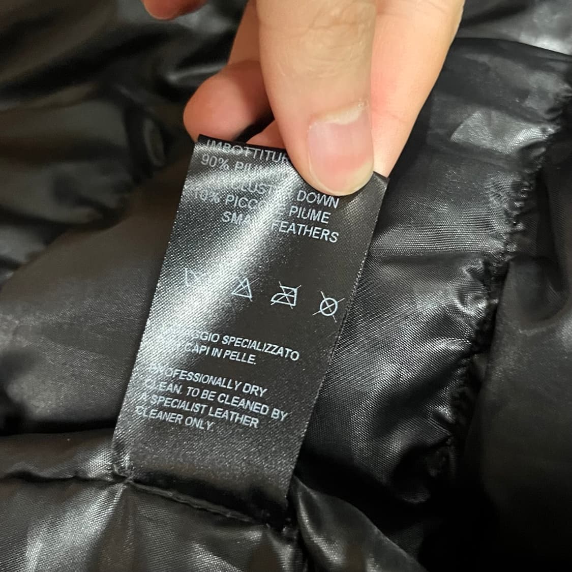 Neil Barrett Leather Padded Jacket 상품이미지7