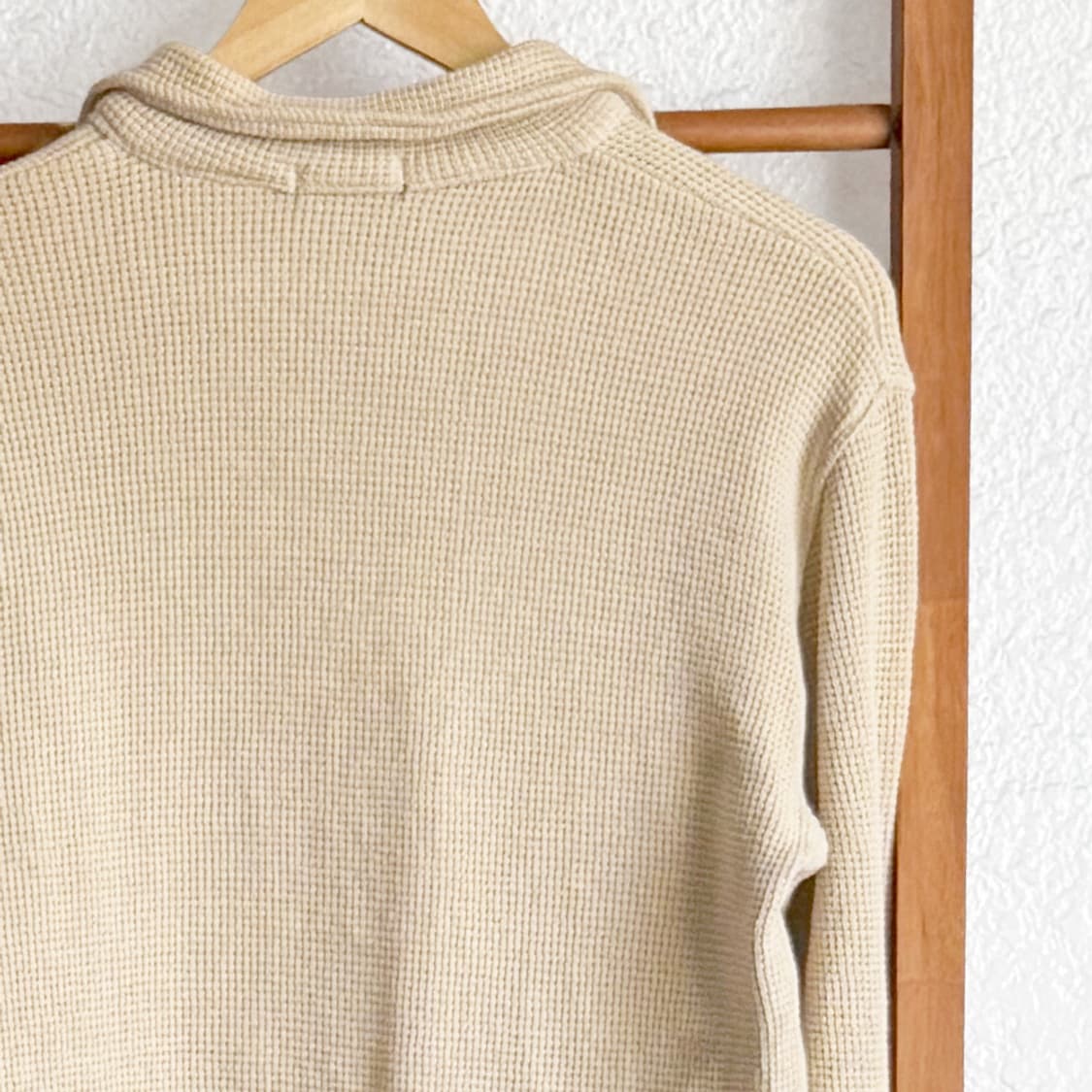 크림 와플 레이스업 니트 티 상품이미지10