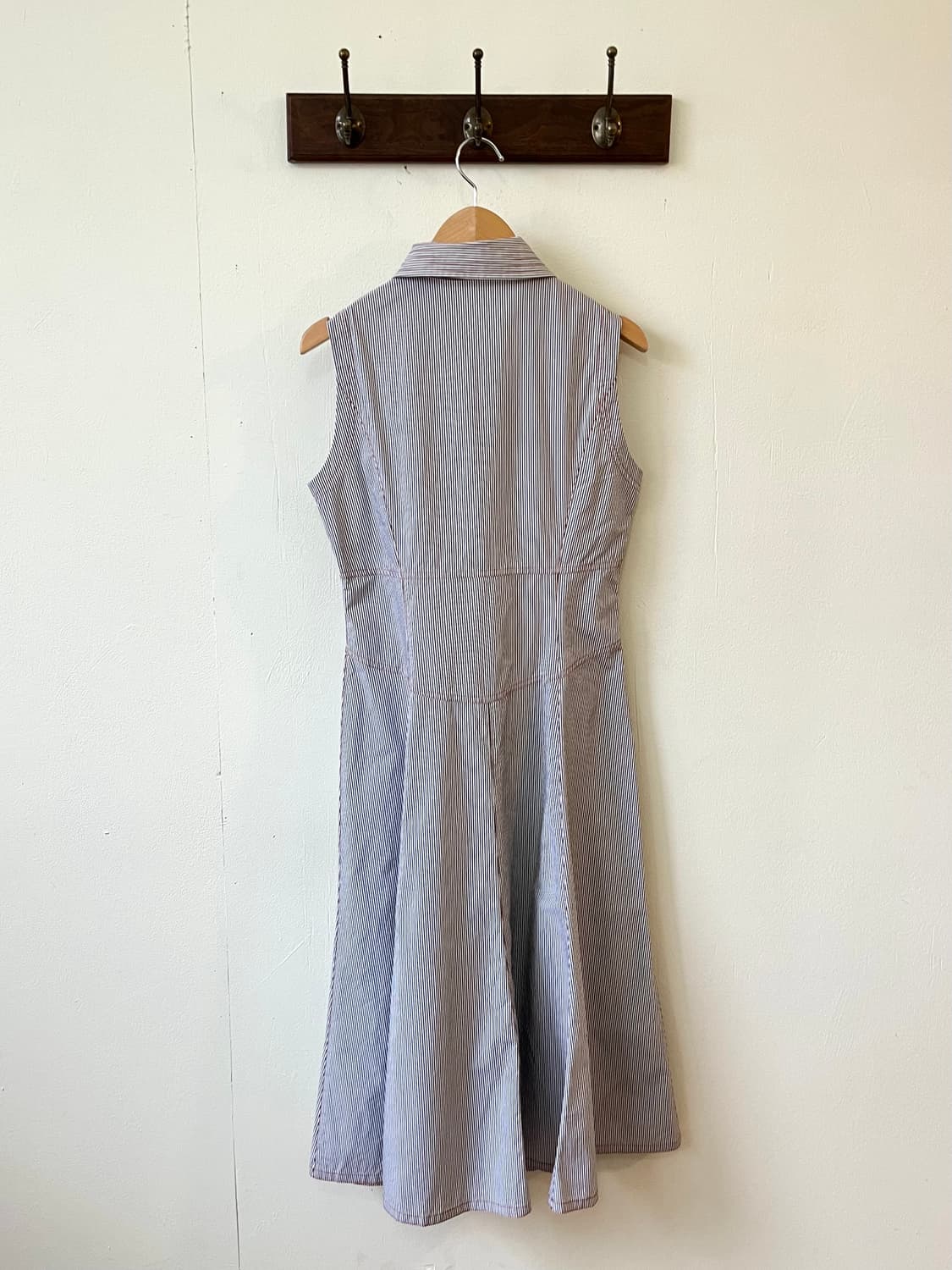 m/m 스트라이프 베스트 원피스 상품이미지3