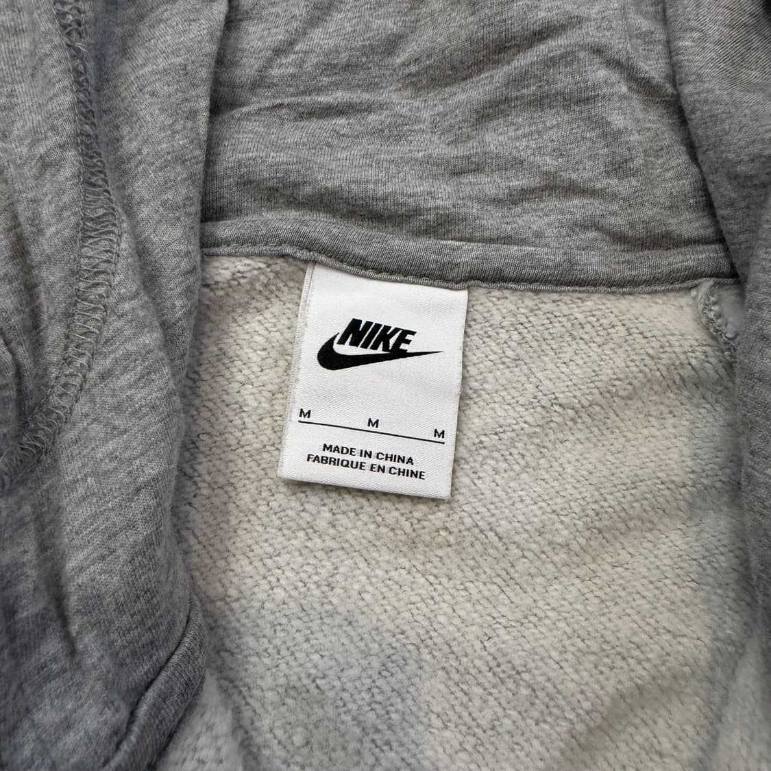 Nike 솔로 스우시 그레이 후드 집업  상품이미지2