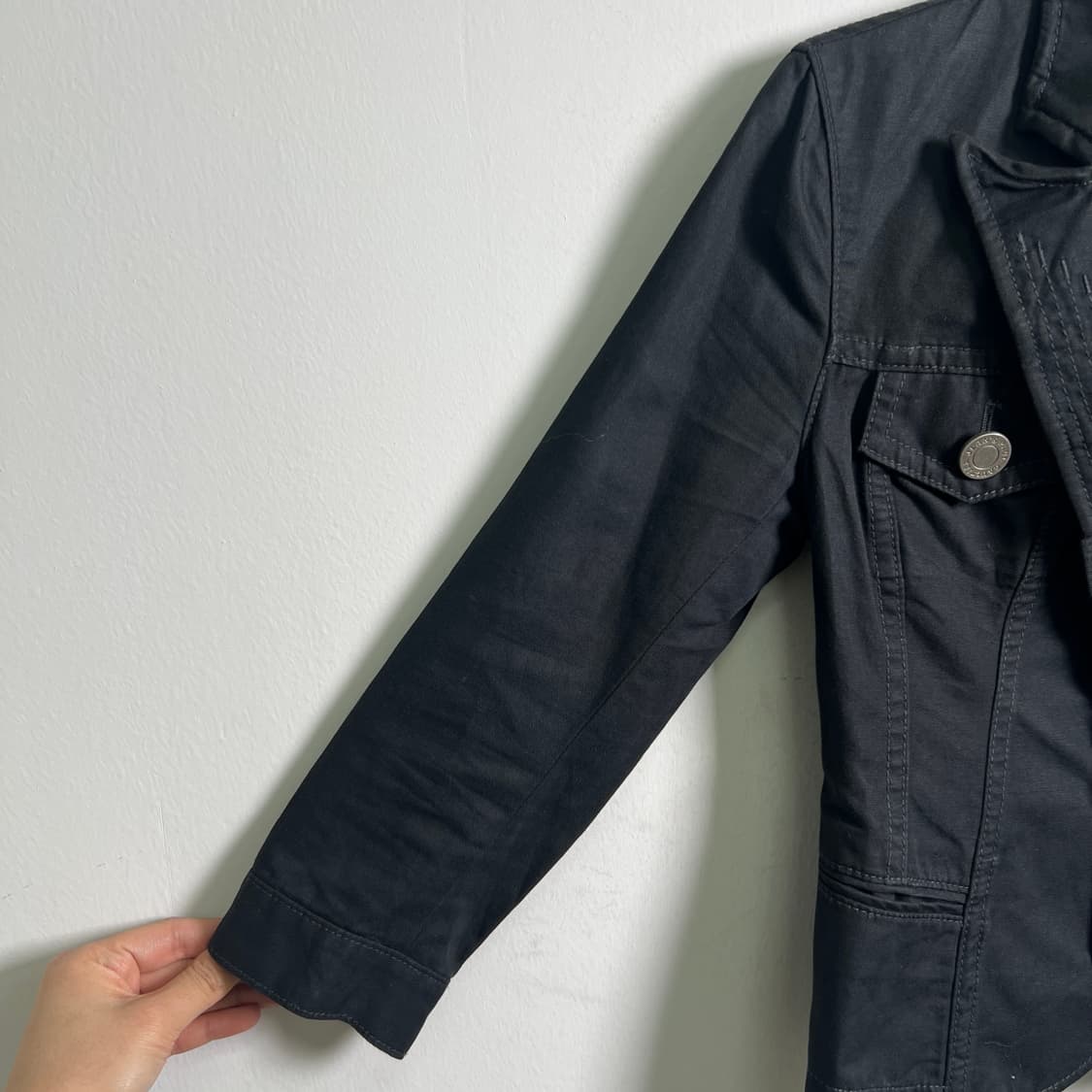 장 폴 고티에 블랙 데님 블레이저 자켓 40 상품이미지7