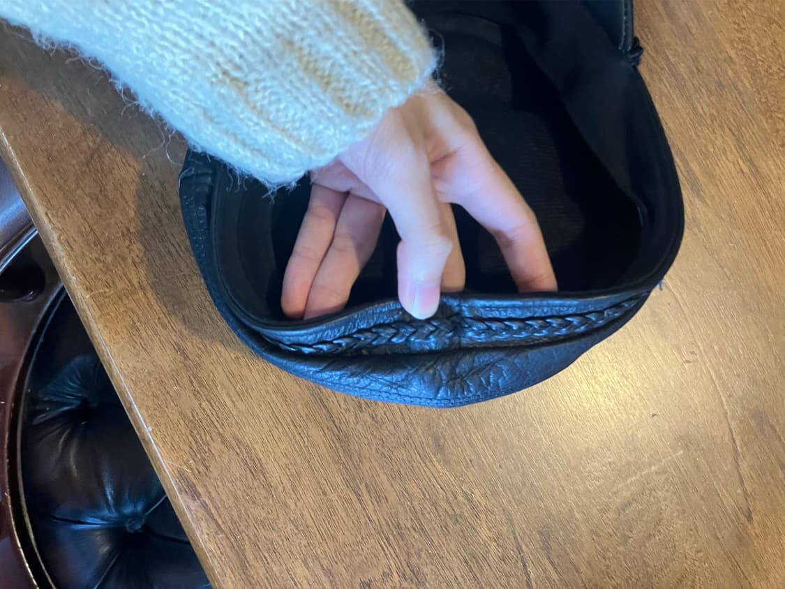 일본빈티지 스트릿펑크 레더헌팅캡모자 상품이미지2