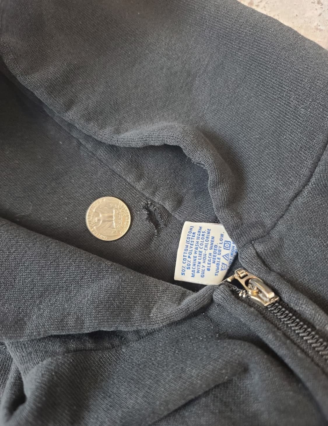 빈티지 러셀 후드집업 XL 상품이미지3