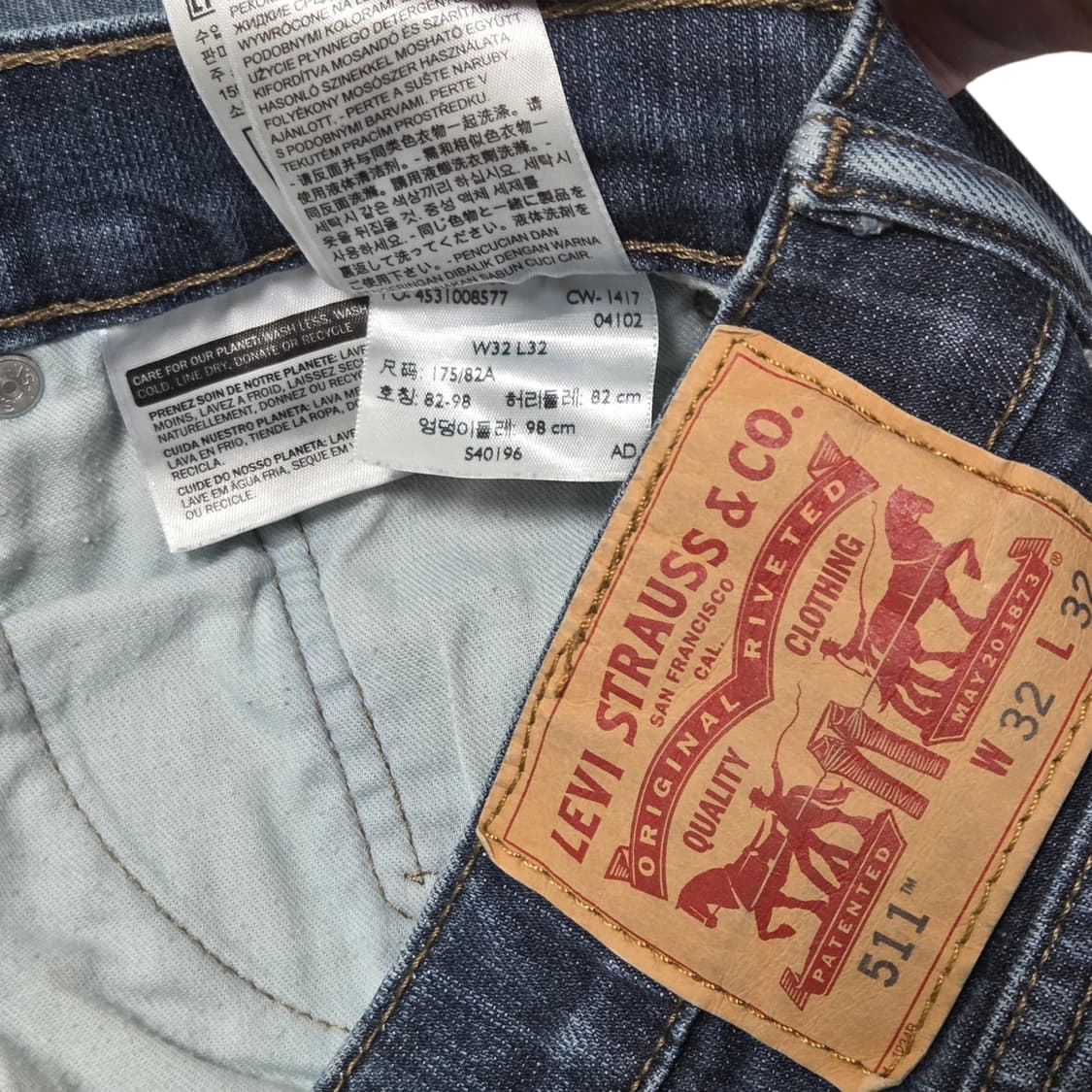 Levi's 리바이스 511 데님 팬츠 청바지 32 상품이미지5