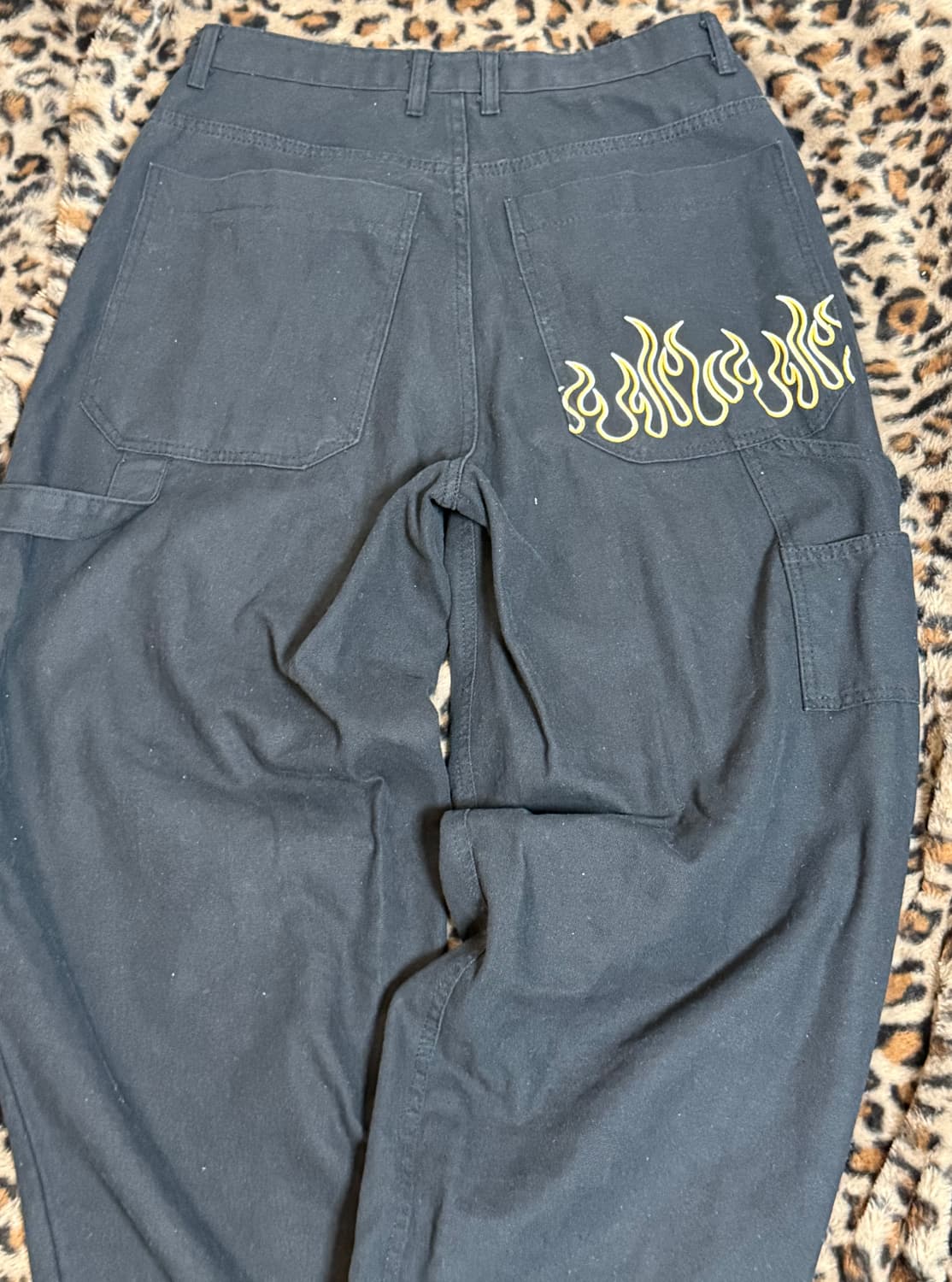 빈티지 와이드 블랙 데님 상품이미지2