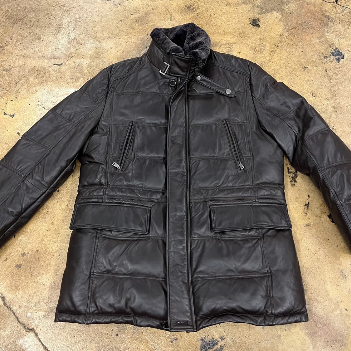 [정품/105] 닥스 양가죽 구스패딩 b15 상품이미지3