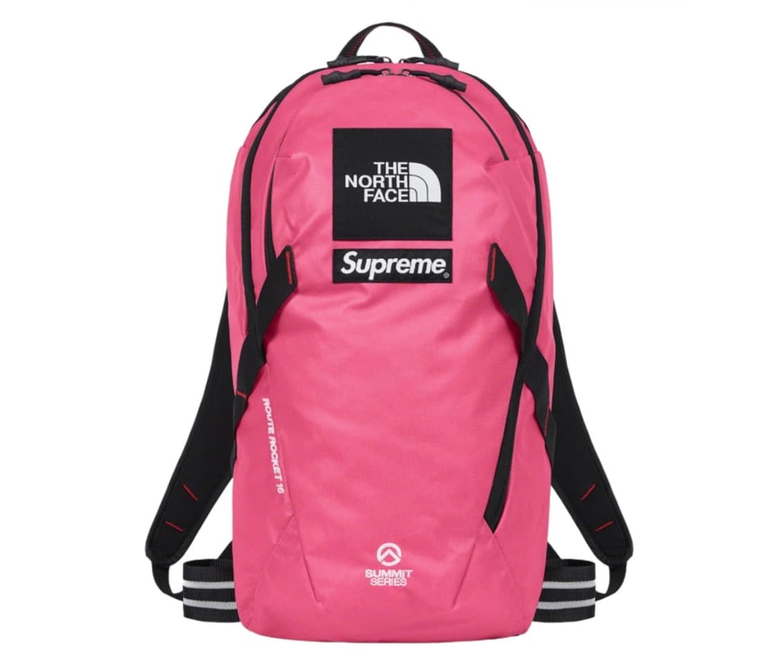 슈프림 x 노스페이스 서밋 시리즈 아우터 테이프 심 루트 로켓 백팩 핑크 상품이미지5