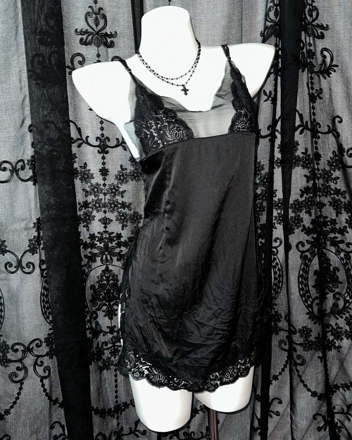 Black Silk Slip 상품이미지1