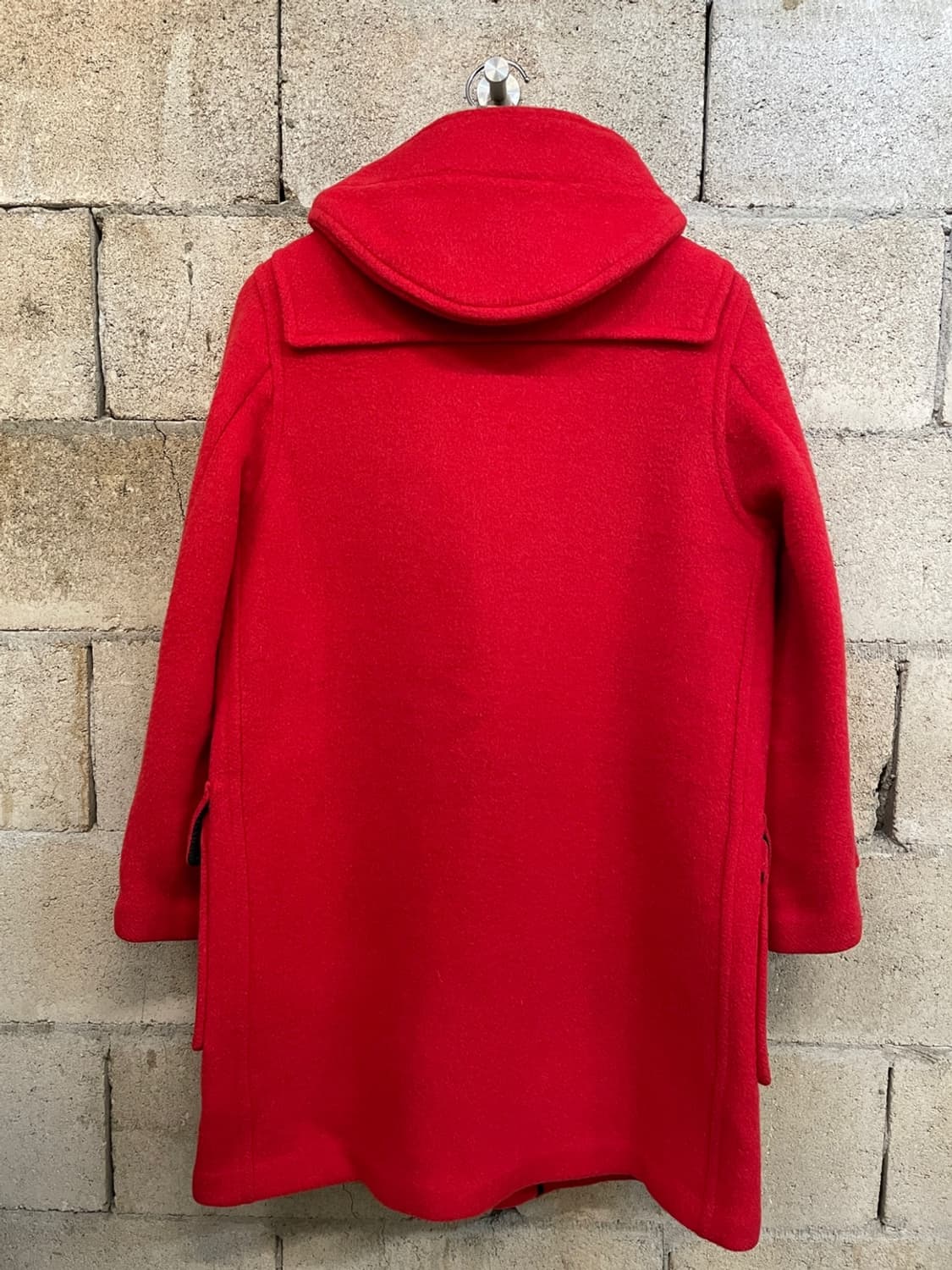 버버리 런던 레드 더플 코트  상품이미지4