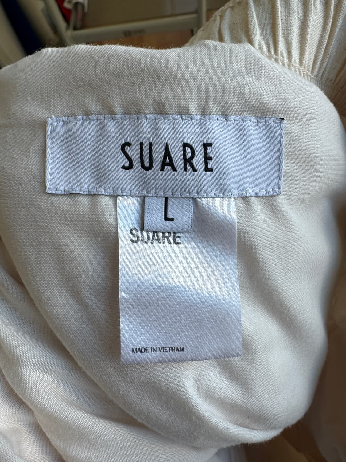 수아레 린넨 라이크 세미 와이드 밴딩 팬츠  상품이미지3