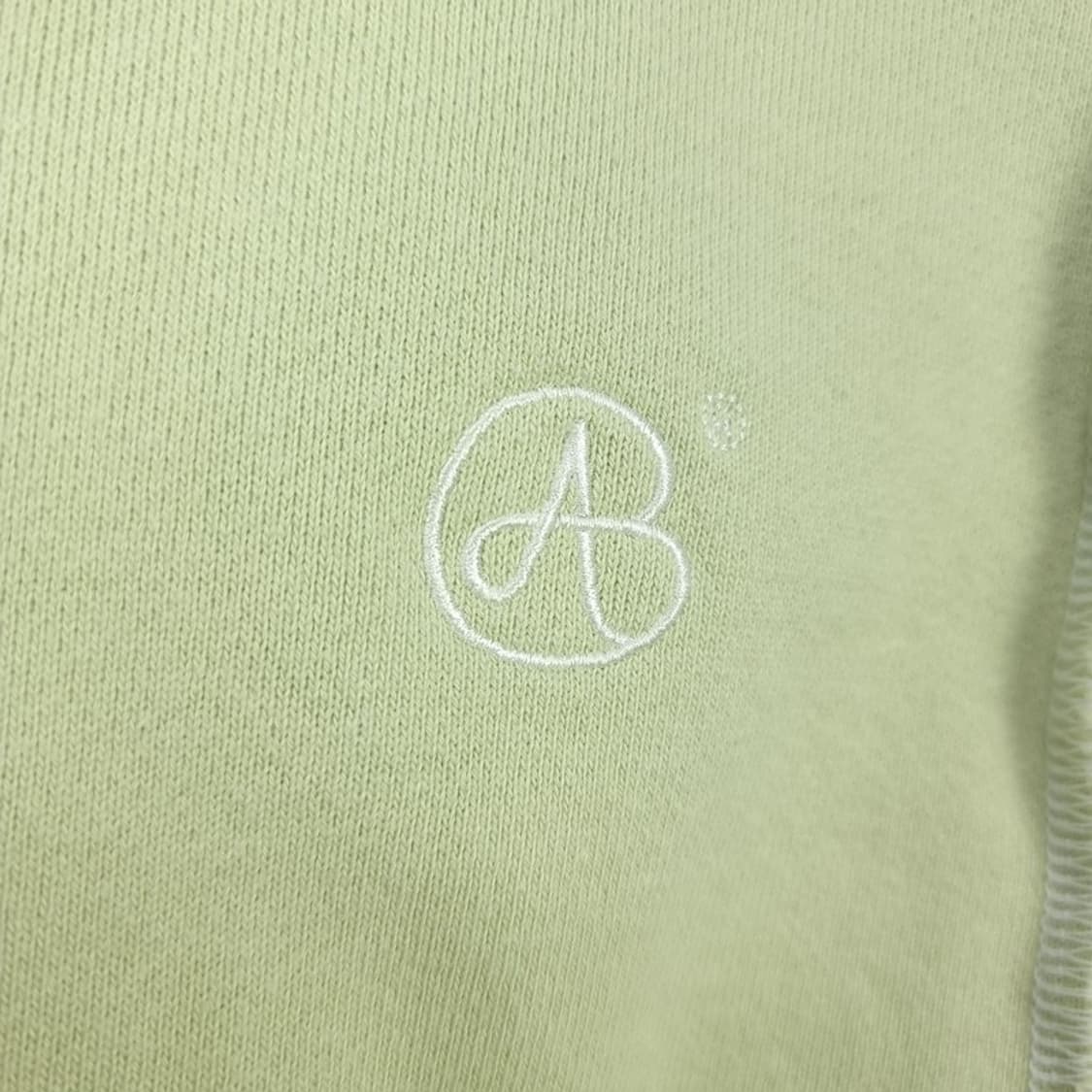 [앤더슨벨] 오버핏 크롭 언발란스 슬리브 맨투맨 M18842 상품이미지6