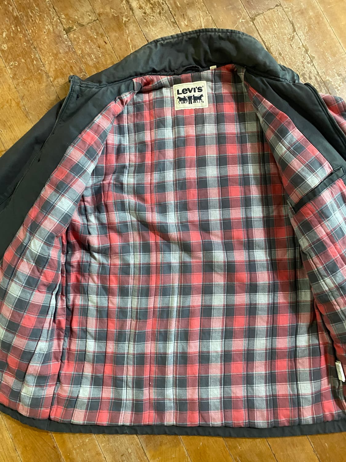 Levi's 다크 그레이 워크자켓 L 상품이미지3