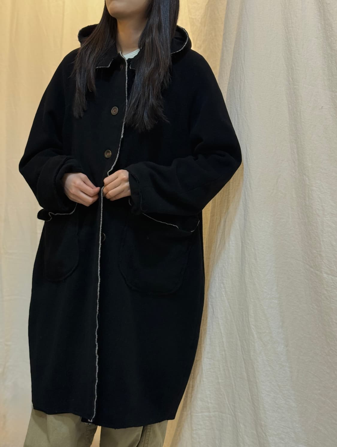 Hannoh wessel - raglan hood coat 상품이미지5