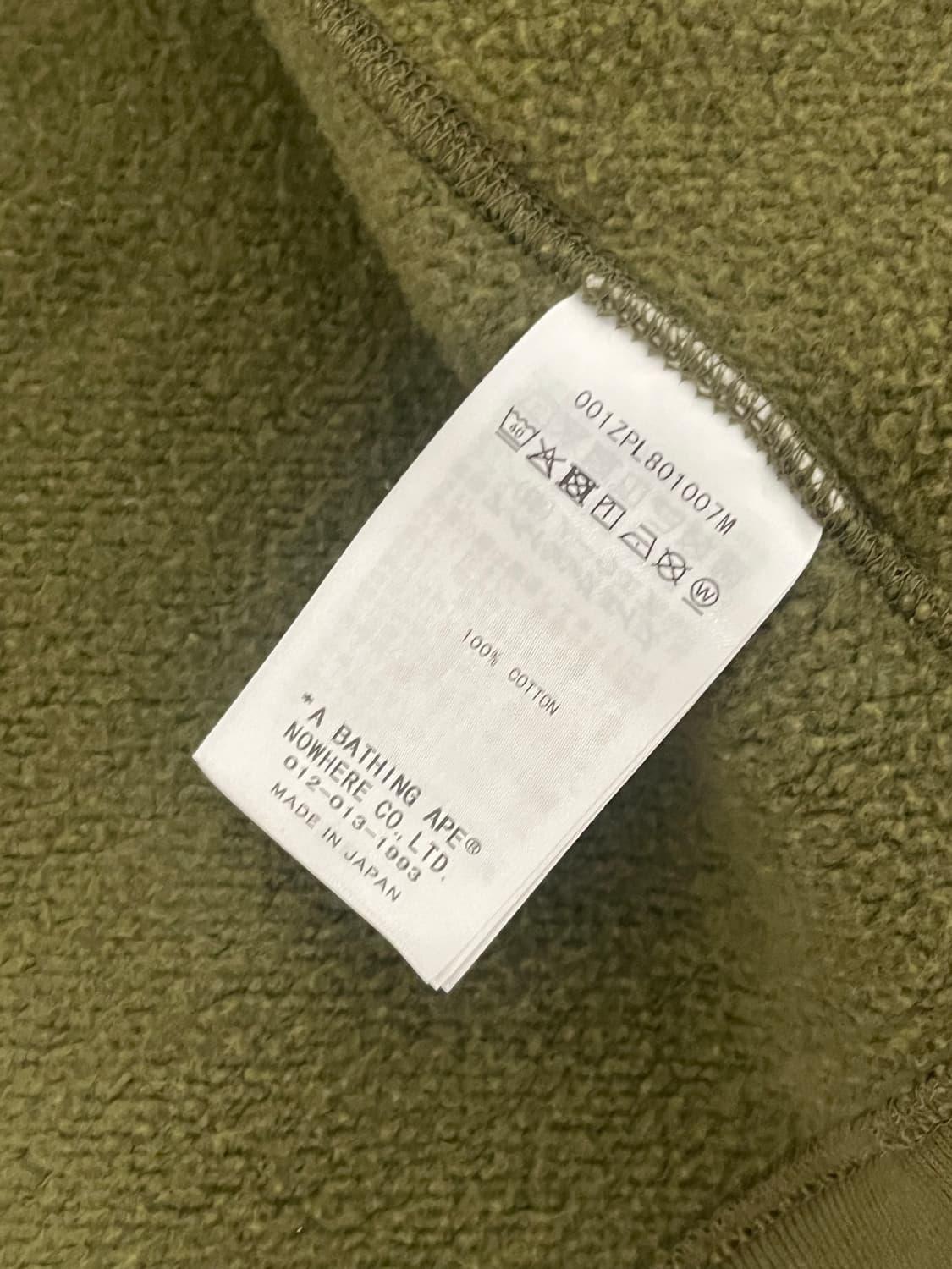 베이프 후드집업 L 상품이미지7