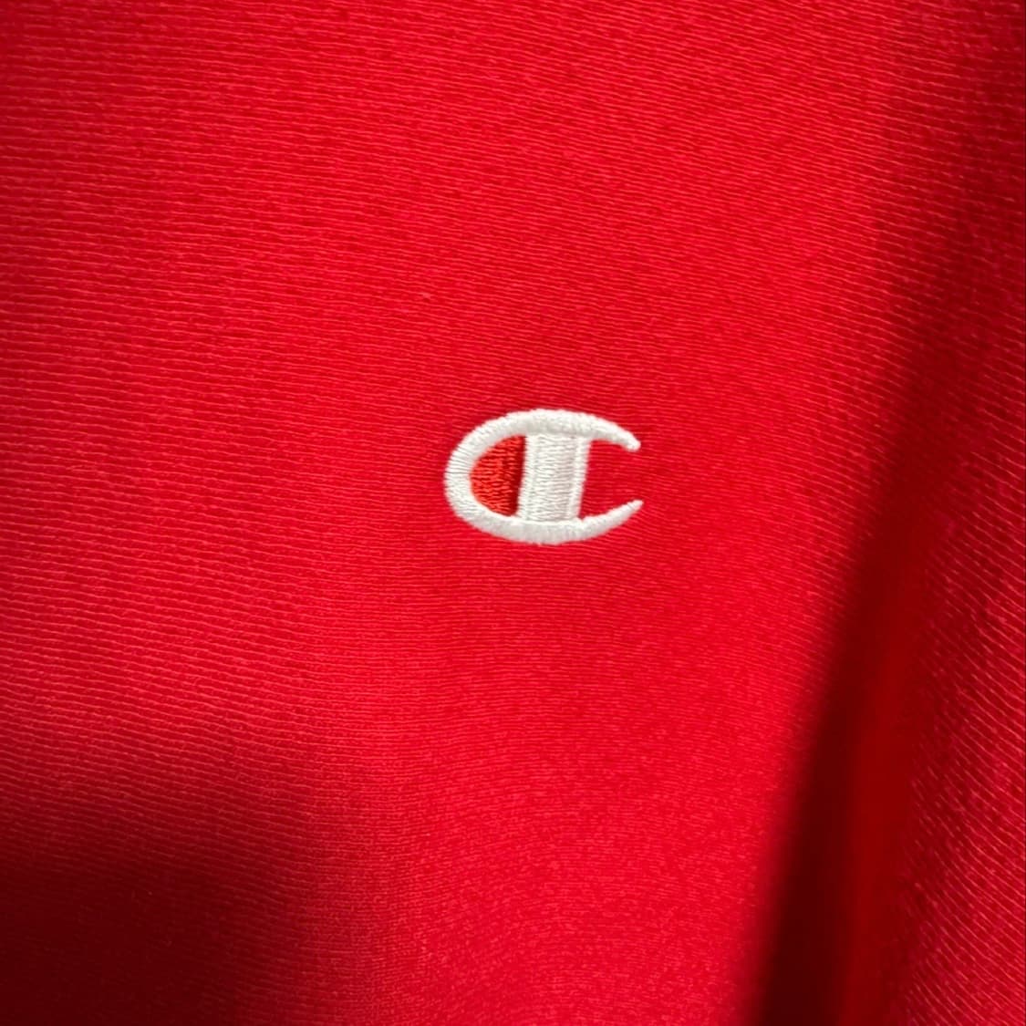 챔피온 리버스 위브 크루 기모 맨투맨 빨강 S 상품이미지3