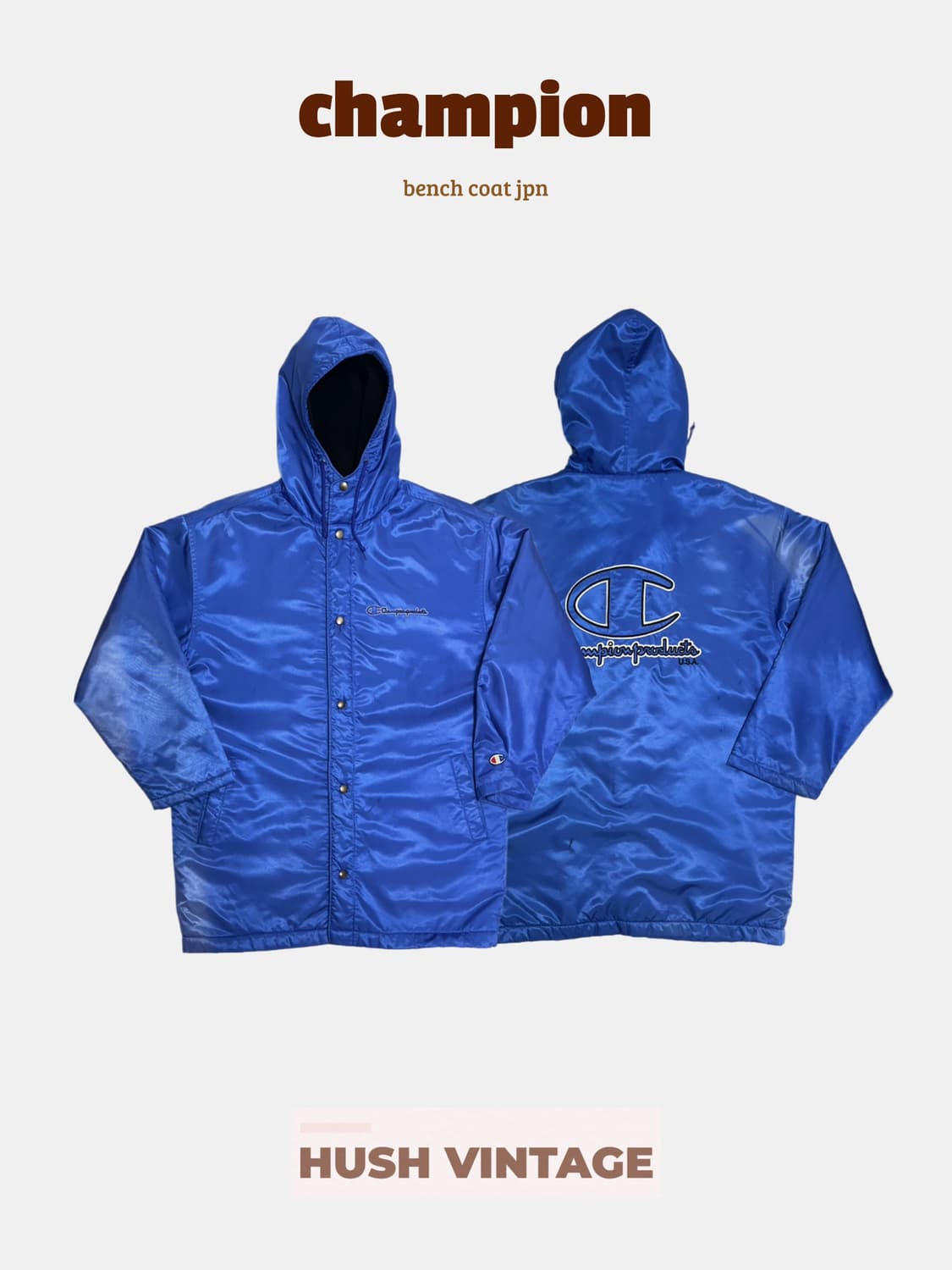 챔피온 재팬 올드스쿨 돕바 벤치코트 상품이미지1