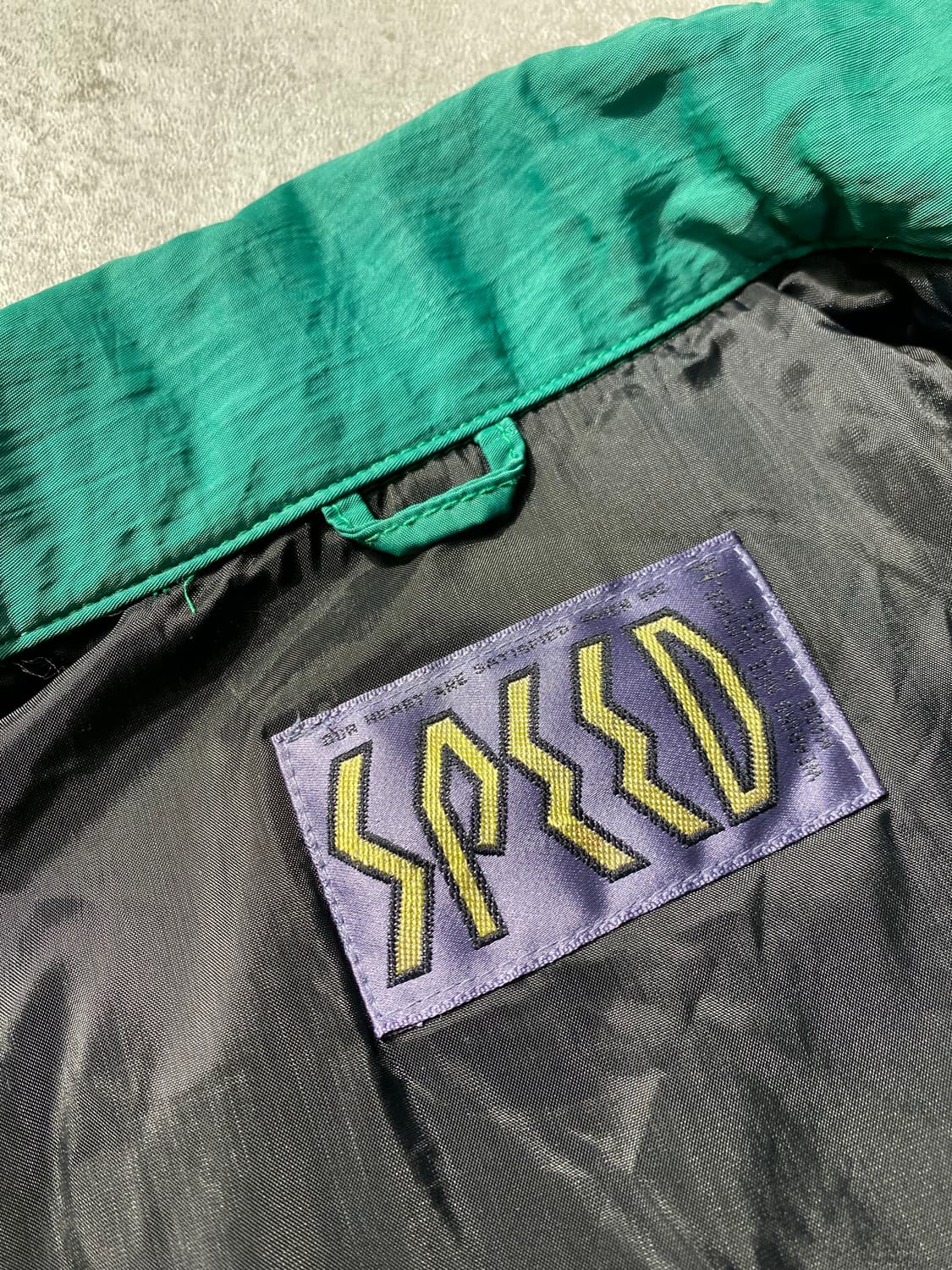 [M] 8-90s SPEED 빈티지 나일론 레이싱 자켓 상품이미지8