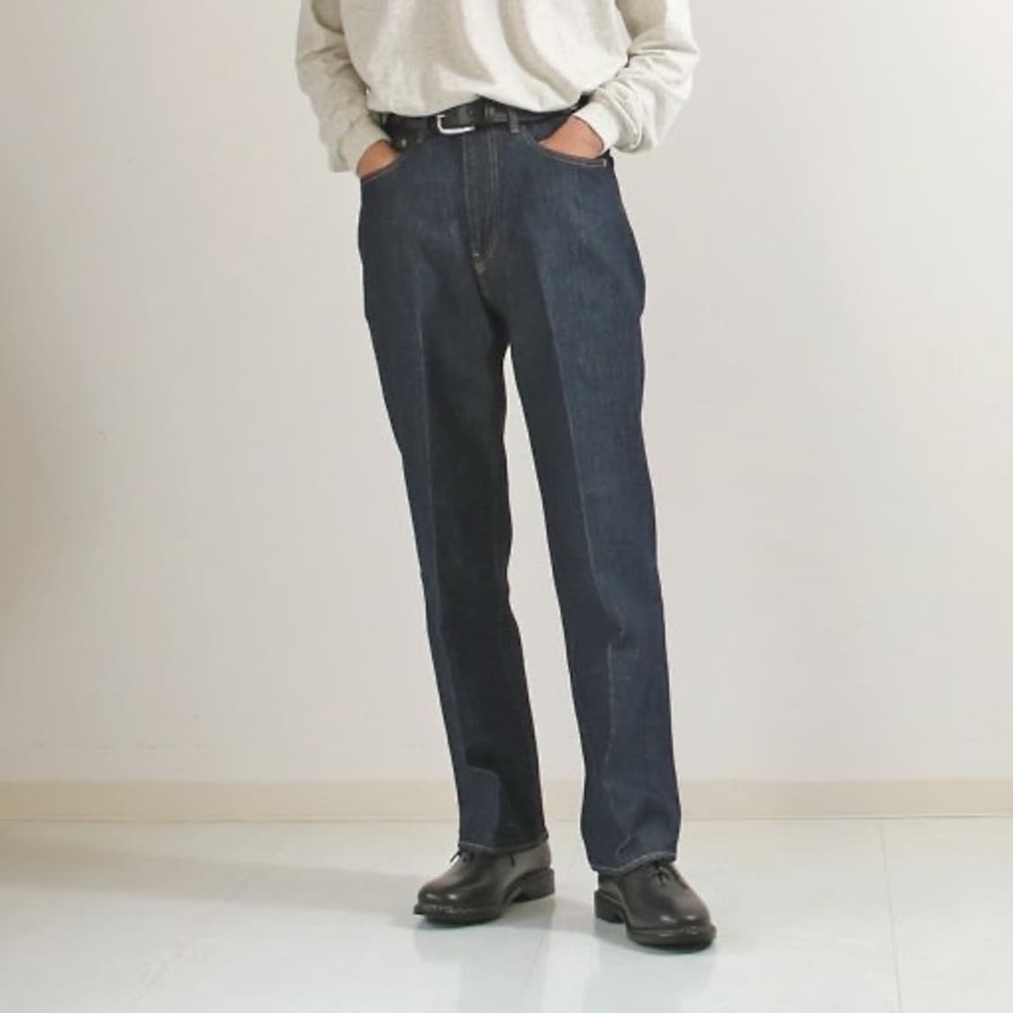 (새상품)오라리 하드트위스트 5p 데님 인디고 32 상품이미지2