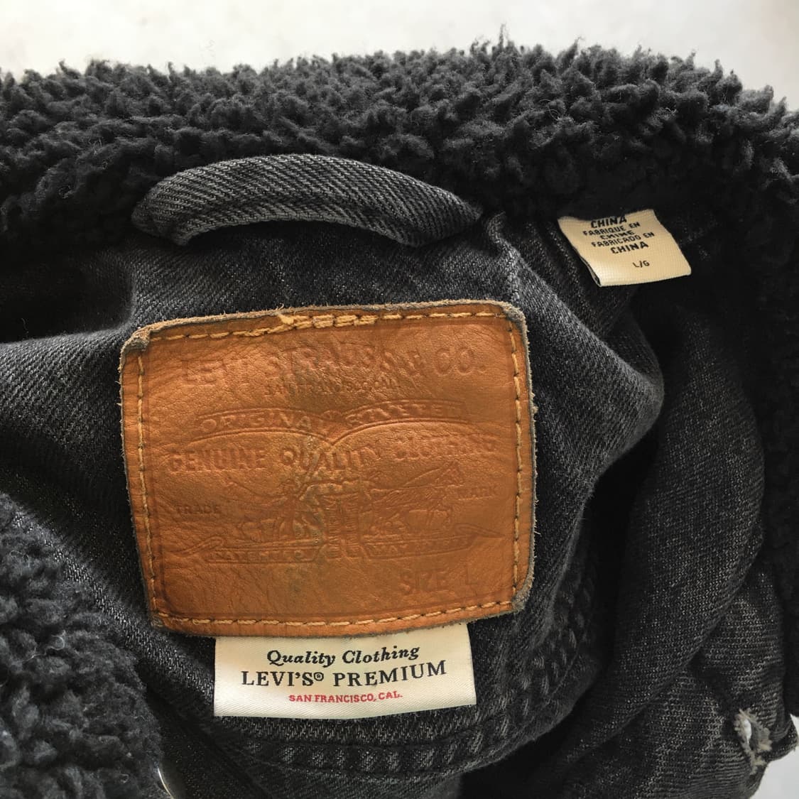 Levi’s Grizzly Sherpa Denim Jacket 상품이미지6