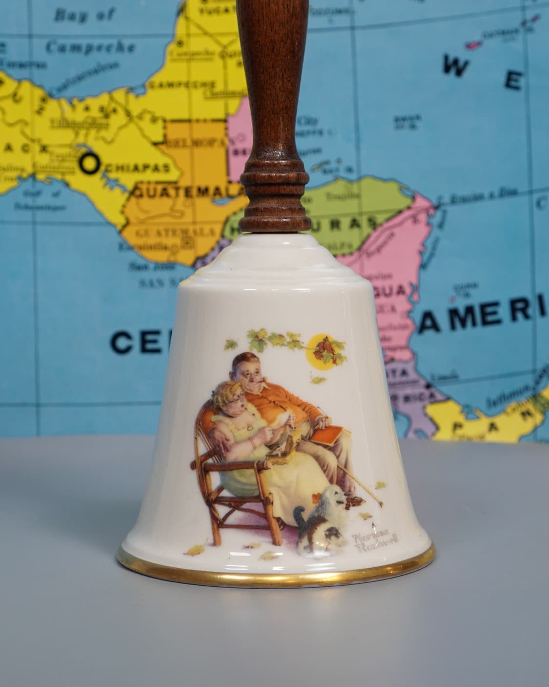 빈티지 소품 1977년 노먼 록웰 우드벨 상품이미지1