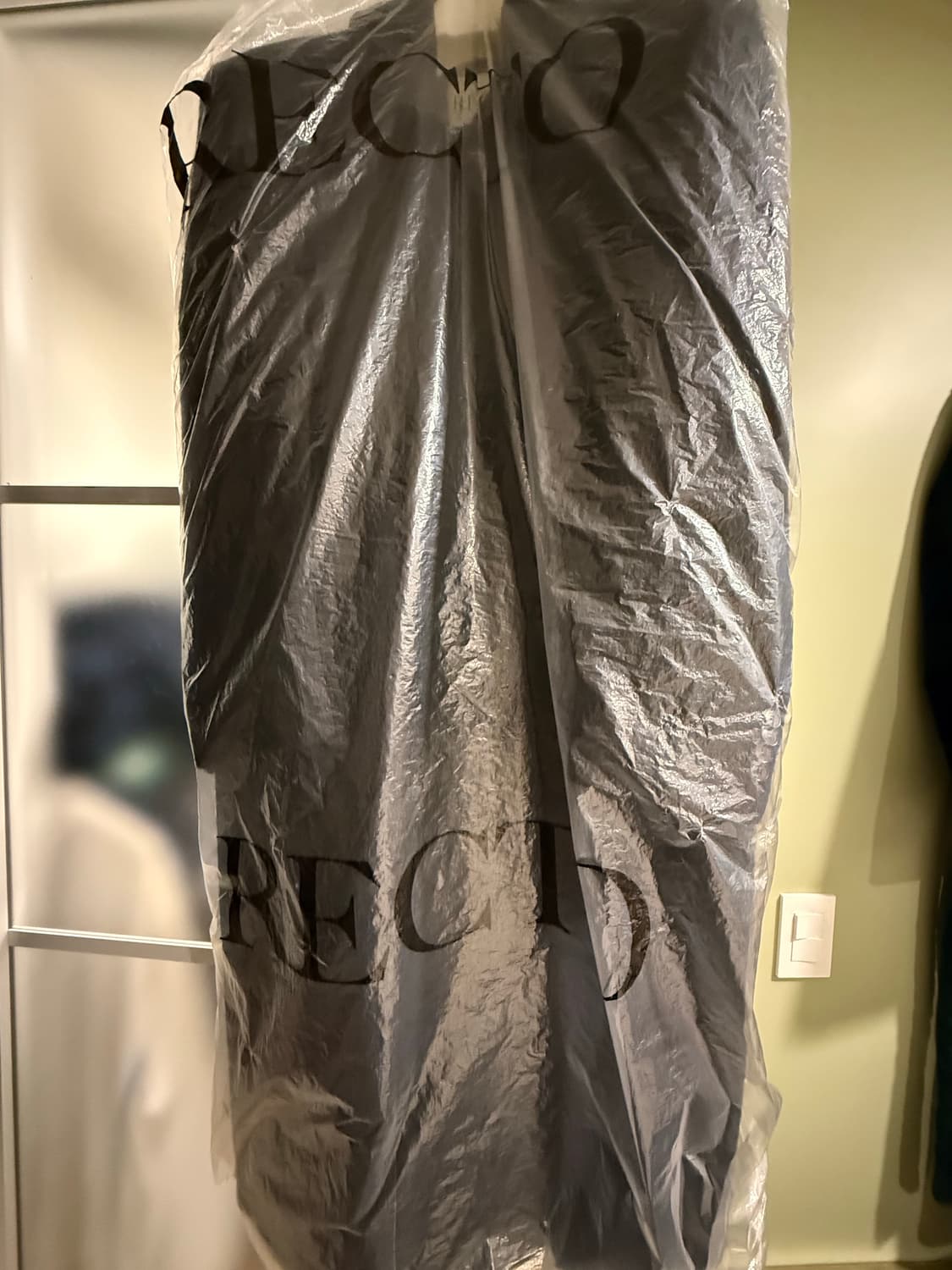 렉토 24FW 라마 울 발마칸 코트 블랙 상품이미지4